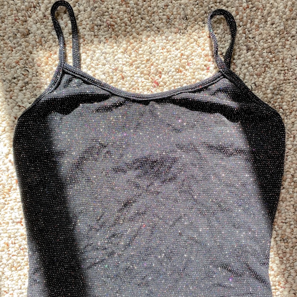 urban outfitters glitter cami